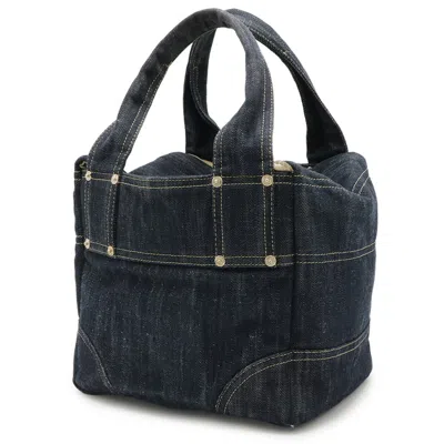 Pre-owned Chanel Denim Blue Denim Handbag Tote Bag ()