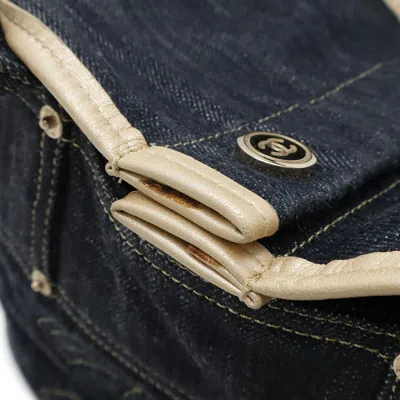 Pre-owned Chanel Denim Blue Denim Handbag Tote Bag ()