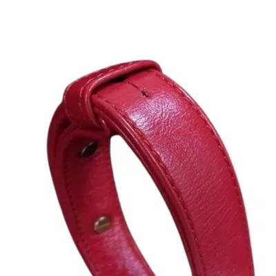 Pre-owned Chanel Navy Red Color Yellow Suede Leather Handbag Shoulder Bag Tote Bag ()