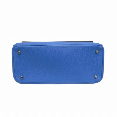 Pre-owned Dior Christian  Blue Leather Handbag Shoulder Bag ()