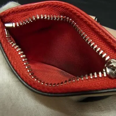 Pre-owned Christian Louboutin Beige Leather Wallet (tri-fold) () In Sand