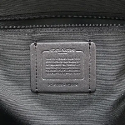 Pre-owned Coach Black Leather Backpack ()