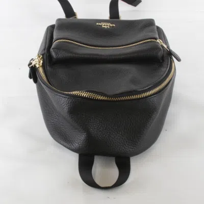 Pre-owned Coach Black Leather Backpack ()