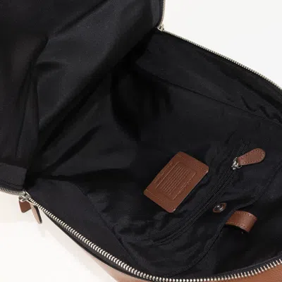 Pre-owned Coach Brown Leather Backpack ()