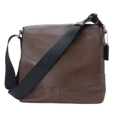 Pre-owned Coach Brown Leather Shoulder Bag ()