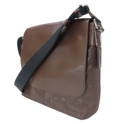Pre-owned Coach Brown Leather Shoulder Bag ()