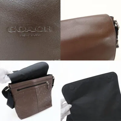 Pre-owned Coach Brown Leather Shoulder Bag ()