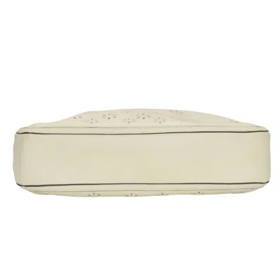 Pre-owned Coach White Leather Tote Bag ()