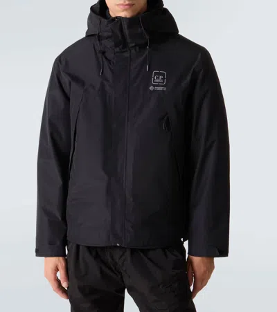 C.p. Company Outerwear Medium Jacket In Goretex Windstopper Clothing In Black