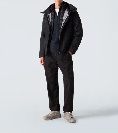 C.p. Company Outerwear Medium Jacket In Goretex Windstopper Clothing In Black