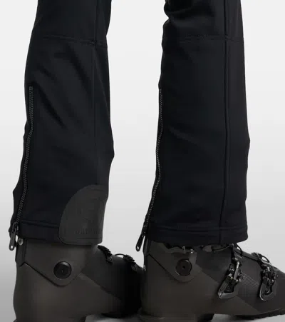 Goldbergh Lieke Faux Fur-trimmed Ski Jumpsuit In Black