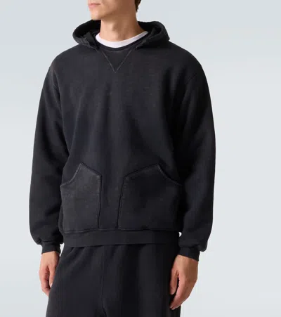A.presse A. Presse Vintage Cotton Jersey Hoodie In Black