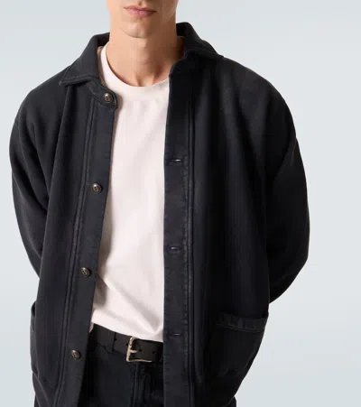 A.presse A. Presse Vintage Cotton Cardigan In Black