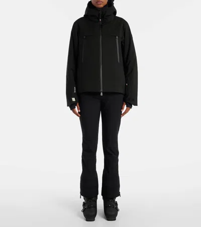 Moncler Chanavey Hooded Ski Jacket In Black