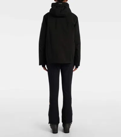 Moncler Chanavey Hooded Ski Jacket In Black