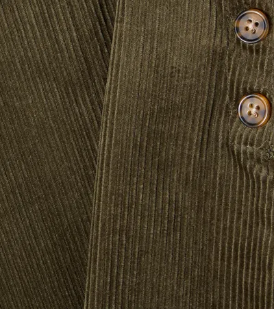 Konges Slojd Konges Sløjd Sully Cotton Corduroy Overalls In Green