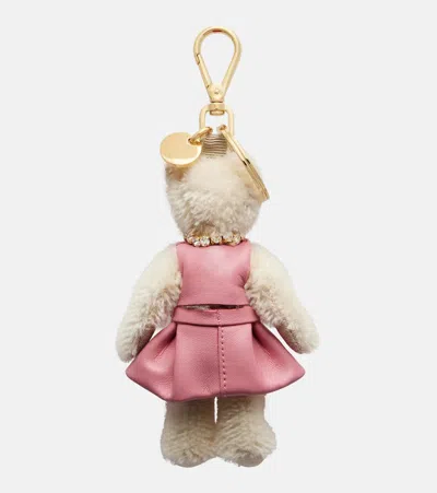 Prada Teddy Bag Charm In Multi