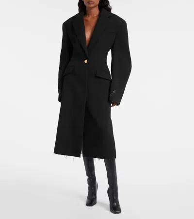 Givenchy Bottes Sliced Square En Cuir Brillant In Black