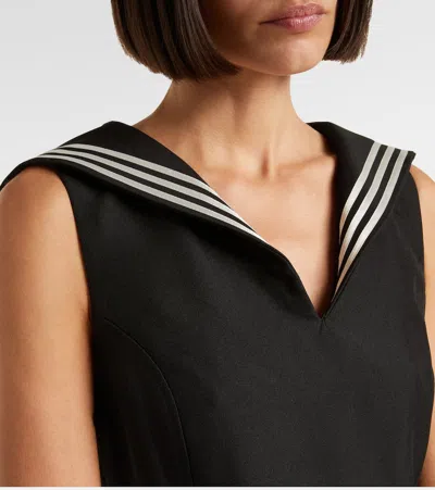 Coperni Tailored Vest Sailor Collar In Black