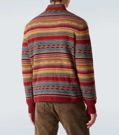Rrl Wool-blend Jacquard Sweater In Multi