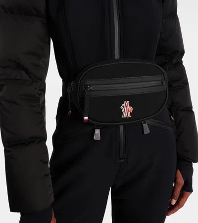 Moncler Water-repellent Belt Bag In Black