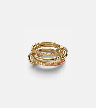 Spinelli Kilcollin Norah Ombré 18kt Gold Ring With Sapphires In Multi