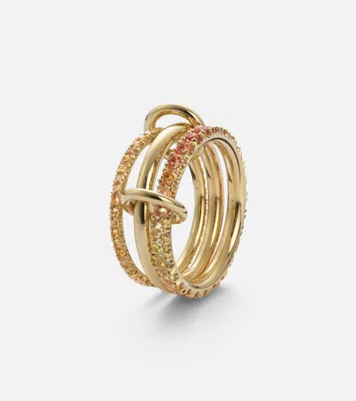 Spinelli Kilcollin Norah Ombré 18kt Gold Ring With Sapphires In Multi