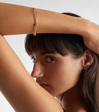 Spinelli Kilcollin Kini 18kt Gold Bangle With Diamonds In Multi