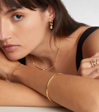 Spinelli Kilcollin Kini 18kt Gold Bangle With Diamonds In Multi