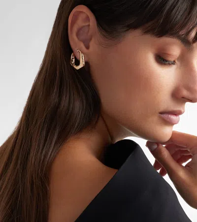 Ananya 18kt Gold Earrings With Diamonds In Gold