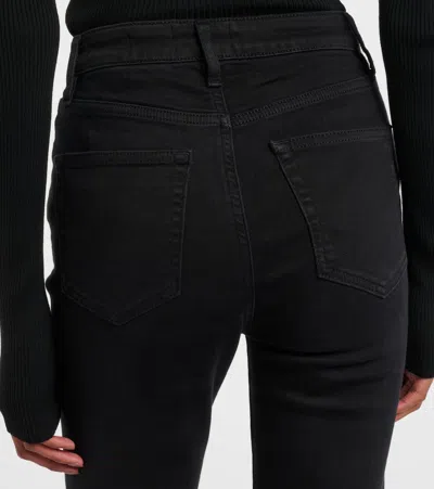 Frame Pencil Slim Jeans In Black