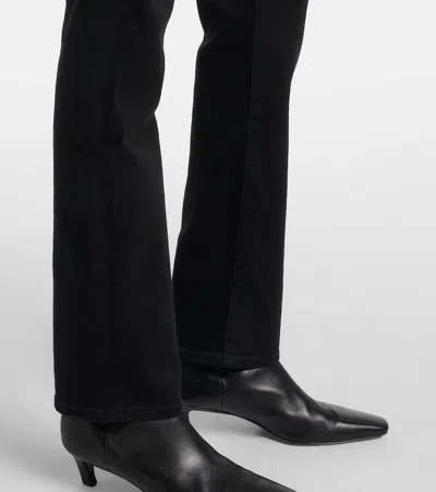 Frame Pencil Slim Jeans In Black