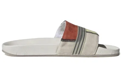 Adidas Originals Adidas Bristol Studio X Adilette Slide 'early Millennial Hip Hop' In Animal Print