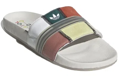 Adidas Originals Adidas Bristol Studio X Adilette Slide 'early Millennial Hip Hop' In Animal Print