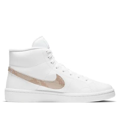Nike (wmns)  Court Royale 2 Mid 'white Snakeskin Swoosh' In Multi