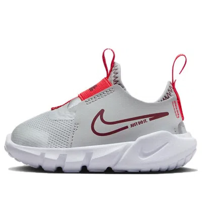 Nike (td)  Flex Runner 2 'light Smoke Team Red' In Gray
