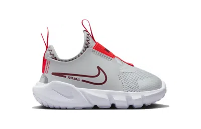 Nike (td)  Flex Runner 2 'light Smoke Team Red' In Gray