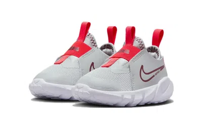 Nike (td)  Flex Runner 2 'light Smoke Team Red' In Gray