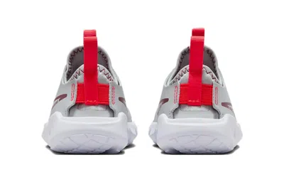 Nike (td)  Flex Runner 2 'light Smoke Team Red' In Gray