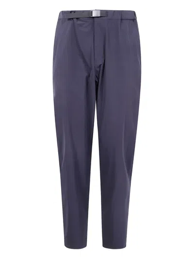 Snow Peak Elasticated Trousers In Blue
