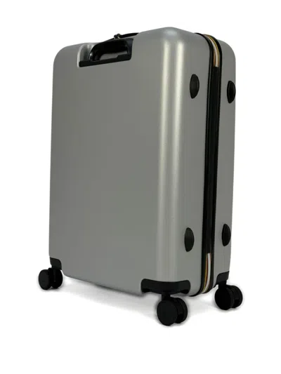 K-way Logo-embossed Luggage In Gray