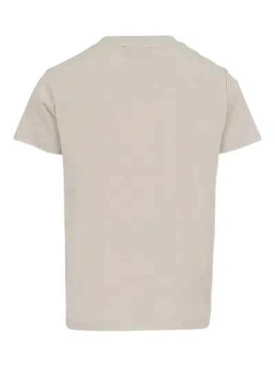 Missoni Logo-detail Cotton T-shirt In Gray