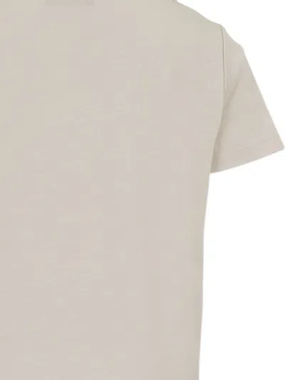 Missoni Logo-detail Cotton T-shirt In Gray