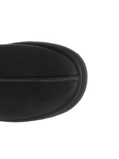 Ugg 40mm Tazz Shearling Platform Loafers In Black