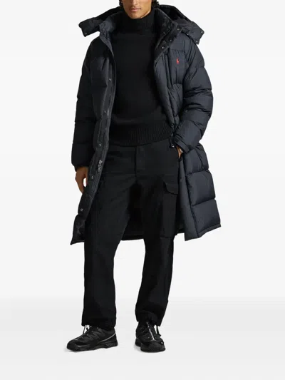 Polo Ralph Lauren Hooded Insulated Bomber Coat In Multi