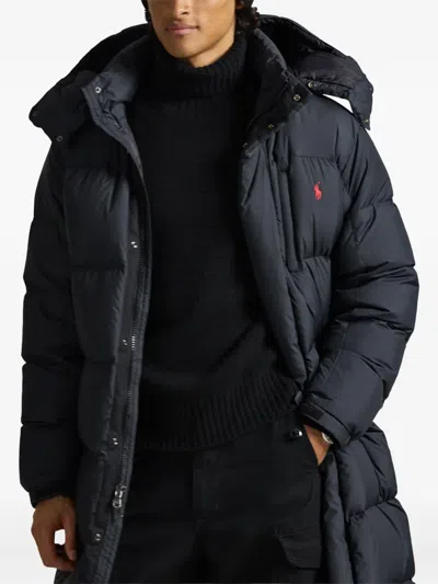 Polo Ralph Lauren Hooded Insulated Bomber Coat In Multi