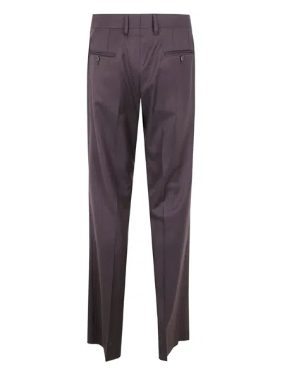 Lardini Drop Regular Trousers In Brown