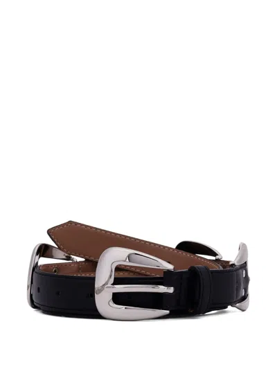 Rokh Multiple-buckle Belt In Black
