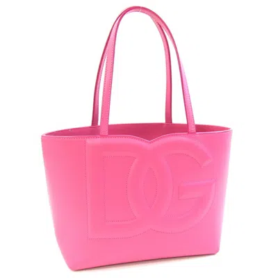 Pre-owned Dolce & Gabbana Pink Leather Tote Bag ()