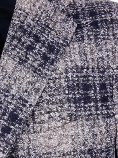 Tagliatore Plaid Single-breasted Jacket In Multi